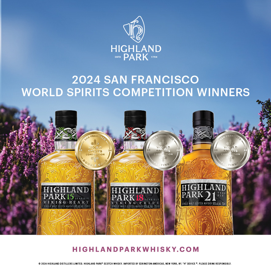Highland Park 2024 San Francisco World Spirits Competition Winners